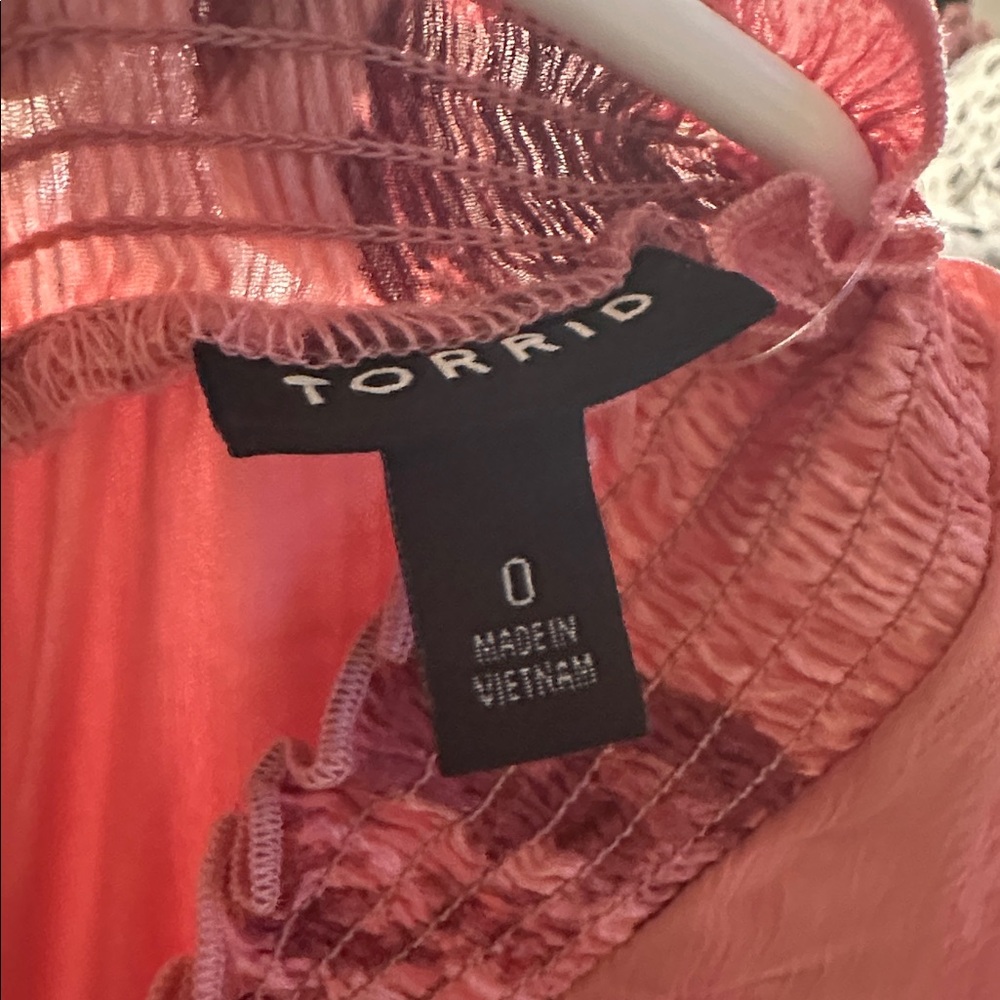 Torrid Pink Floral Midi Dress - Picture 12 of 16